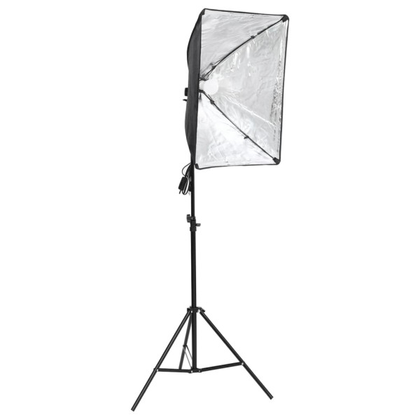 Kit de estudio fotográfico con softbox y fondo M 5
