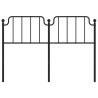 Cabeceira de cama 150 cm metal preto 3