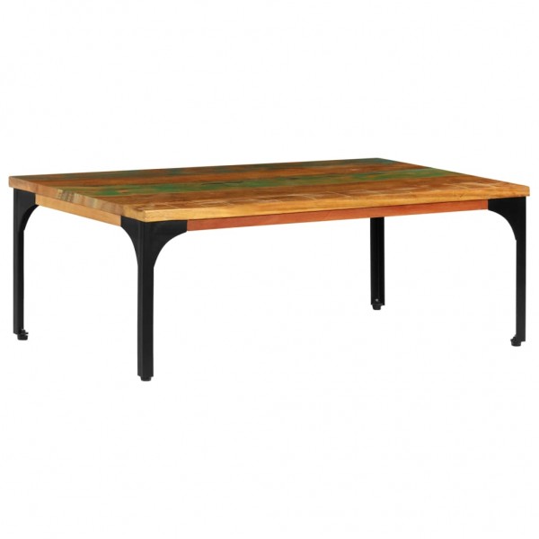 Mesa de centro madera maciza reciclada 100x60x35 cm M 2