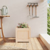 Jardinera madera maciza de pino 31x31x31 cm 3