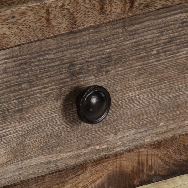 Mueble para TV de madera maciza de mango 118x30x40 cm M 3