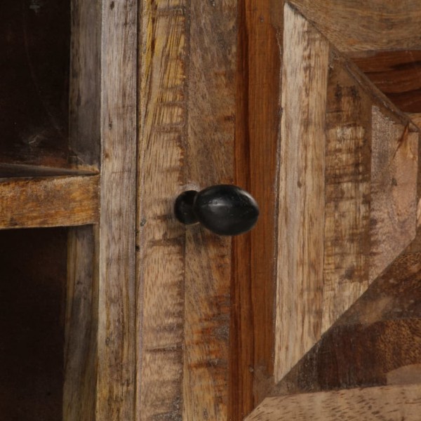 Mueble para TV de madera maciza de mango 118x30x40 cm M 4