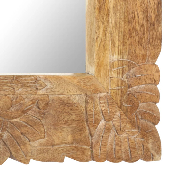 Espejo de madera maciza de mango 80x50 cm M 4