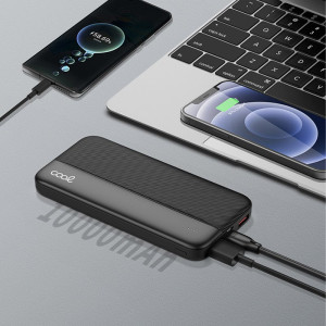 Bateria externa Universal Power Bank 10,000 mAh COOL (3A / 20W PD) Preto H