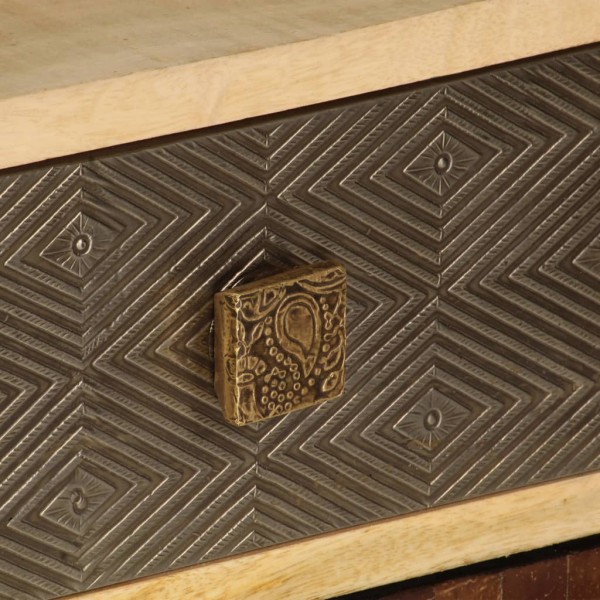 Móvel de TV 120x30x40 cm madeira de mangueira maciça M 5