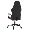 Silla gaming cuero sintético negro y naranja 5