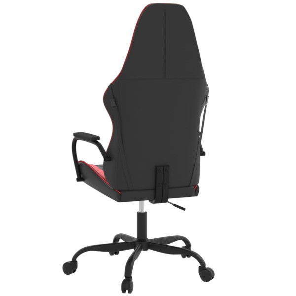 Silla gaming cuero sintético negro y rojo M 5