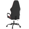 Silla gaming cuero sintético negro y rojo 5