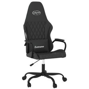 Silla gaming cuero sintético negro H