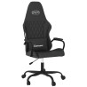 Silla gaming cuero sintético negro 2