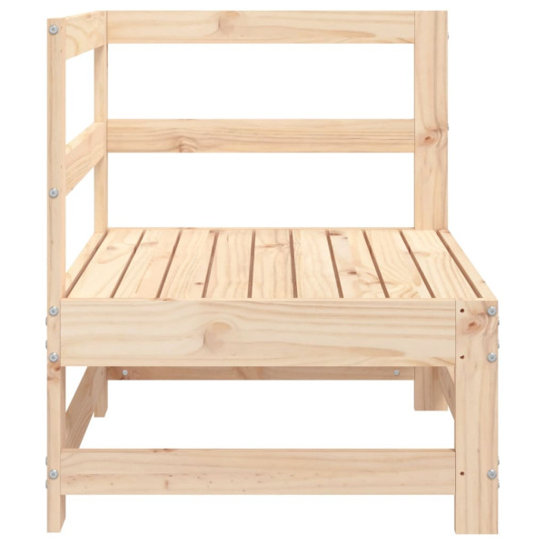 Sofá de canto para jardim madeira de pinho maciça M 3