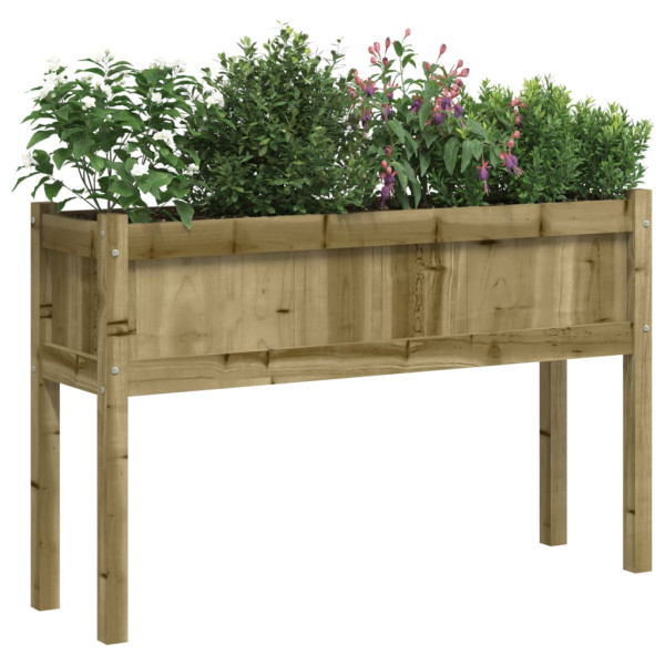 Jardineras con patas 2 uds madera de pino impregnada M 3