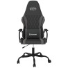 Silla gaming cuero sintético negro y gris 3