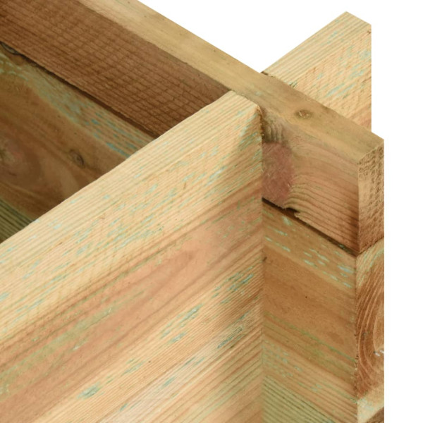 Canteiro elevado jardim 40 cm pinho impregnado M 4