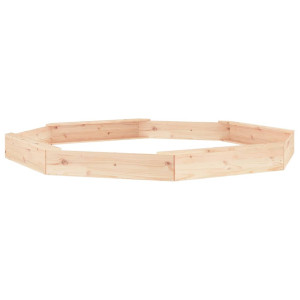 Arenero con asientos octógono madera maciza de pino H