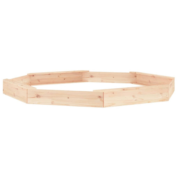 Arenero con asientos octógono madera maciza de pino M 2