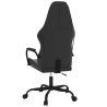 Silla gaming de masaje cuero sintético negro y gris 5