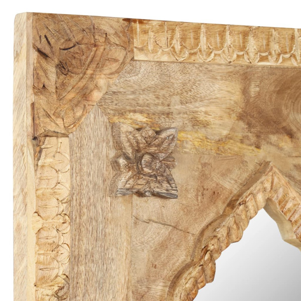 Espejo de madera maciza de mango 50x3x110 cm M 4