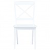 Sillas de comedor 2 unidades madera maciza de caucho blanco 3