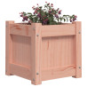 Jardinera madera maciza de abeto Douglas 31x31x31 cm 4