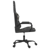 Silla gaming cuero sintético negro y camuflaje 4