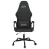 Silla gaming con masaje cuero sintético negro 3