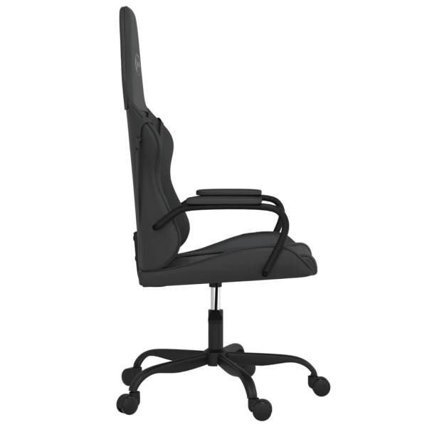 Silla gaming con masaje cuero sintético negro M 4