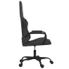 Silla gaming con masaje cuero sintético negro 4