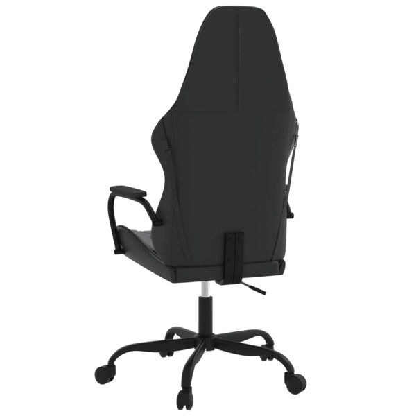 Silla gaming con masaje cuero sintético negro M 5