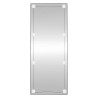 Espejo de pared rectangular con luces LED vidrio 40x100 cm 5