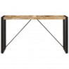 Mesa de jantar 140x70x75 cm madeira de mangueira maciça 3