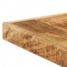 Mesa de comedor de madera maciza de mango 200x100x75 cm 5