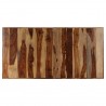 Mesa de comedor 140x70x75 cm madera maciza de sheesham 5