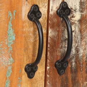 Estante 60x35x180 cm madeira recuperada maciça H