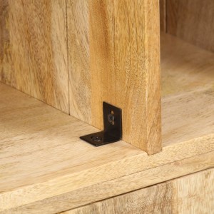 Estantería madera maciza de mango 60x35x180 cm H