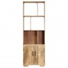 Estantería madera maciza de mango 60x35x180 cm 4