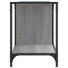 Mueble de TV madera de ingeniería gris Sonoma 153x37x50 cm 5