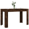 Mesa de comedor madera de ingeniería roble ahumado 120x60x76 cm 3