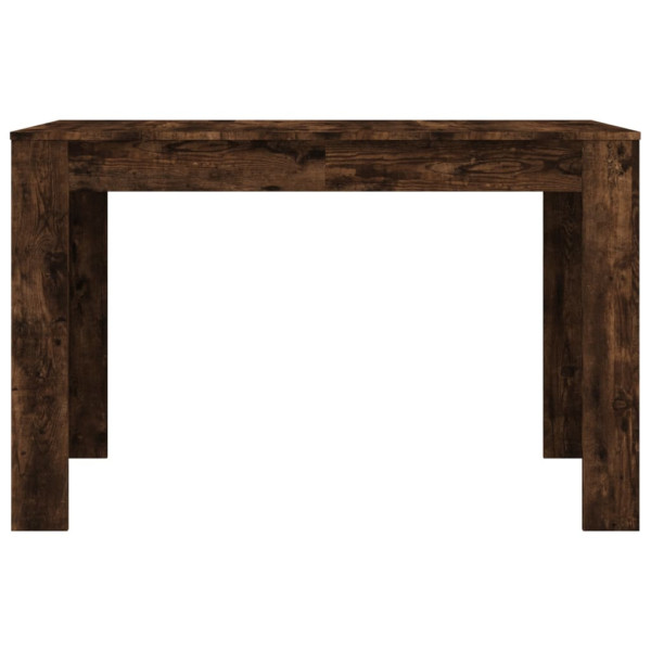 Mesa de comedor madera de ingeniería roble ahumado 120x60x76 cm M 4