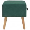 Mesa de cabeceira 40x35x40 cm veludo verde 5