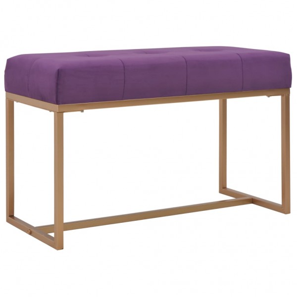 Banco 80 cm terciopelo morado D