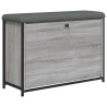 Banco sapateira c/ gaveta articulada 82x32x56cm cinzento sonoma 2
