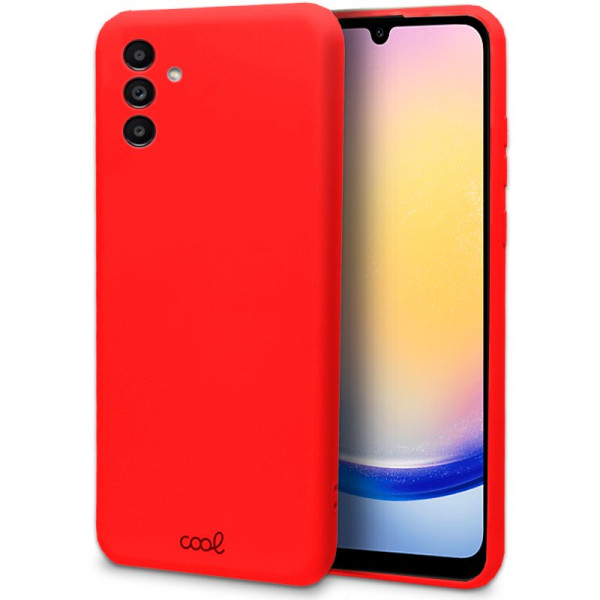 Carcasa COOL para Samsung A256 Galaxy A25 5G Cover Rojo D