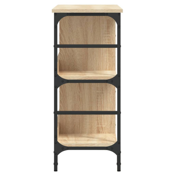 Aparador de madera de ingeniería roble Sonoma 102x32x73.5 cm M 5