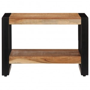 Mesa de centro de madera maciza de acacia 60x60x40 cm H