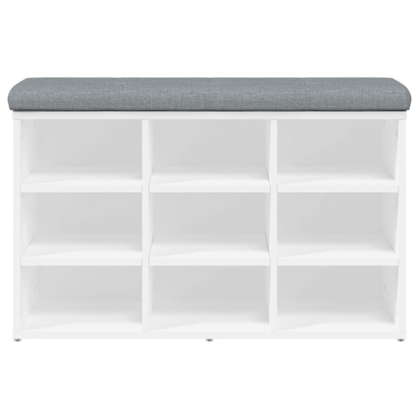 Banco sapateira 82x32x50 cm derivados de madeira branco M 5