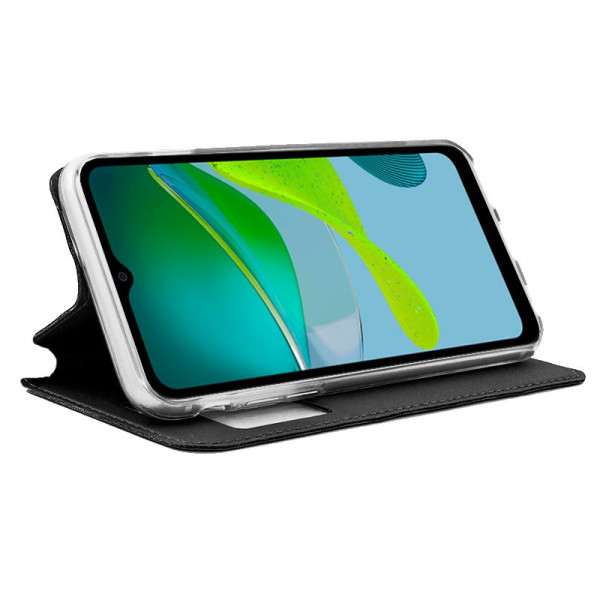 Fundação COOL Capa de Flip para Motorola Moto E13 Liso preto M 2