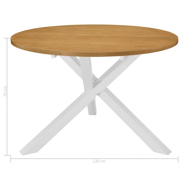 Mesa de comedor blanca 120x75 cm MDF M 4
