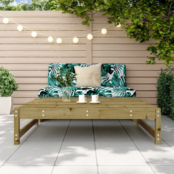 Apoio de pés para jardim 120x80 cm pinho impregnado M 3