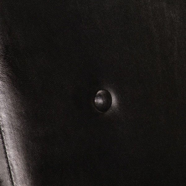Poltrona de couro autêntico preto M 2